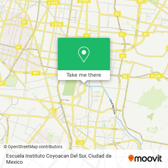 Escuela Instituto Coyoacan Del Sur map