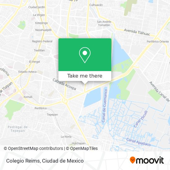 Colegio Reims map