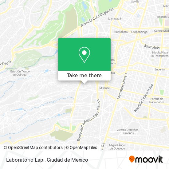 Laboratorio Lapi map