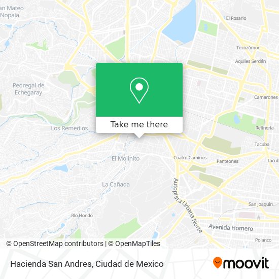 Hacienda San Andres map