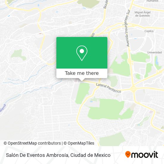 Salón De Eventos Ambrosía map