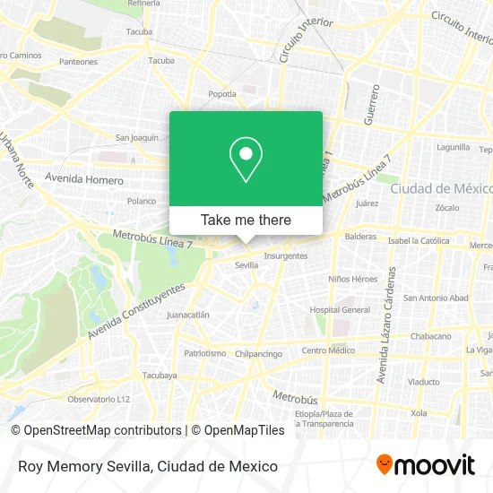 Roy Memory Sevilla map