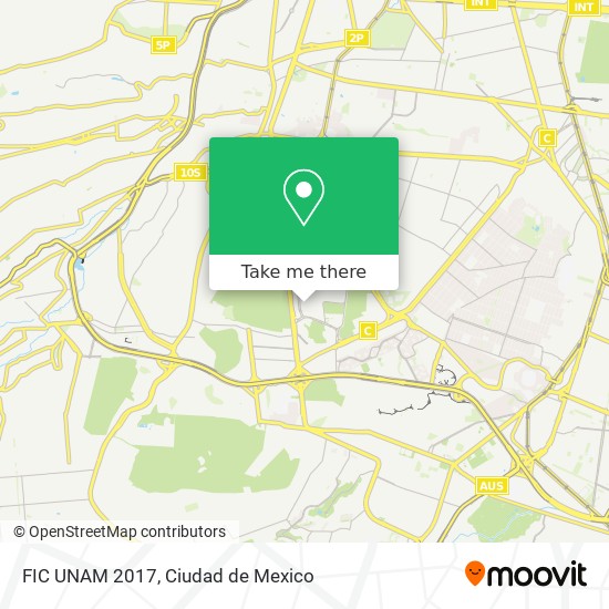 FIC UNAM 2017 map