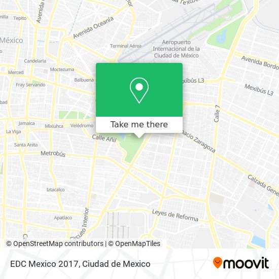EDC Mexico 2017 map