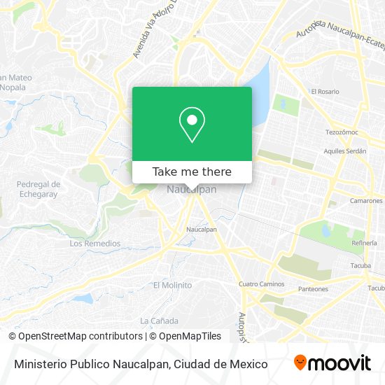 Ministerio Publico Naucalpan map