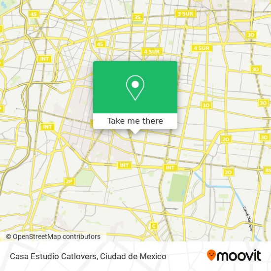 Mapa de Casa Estudio Catlovers