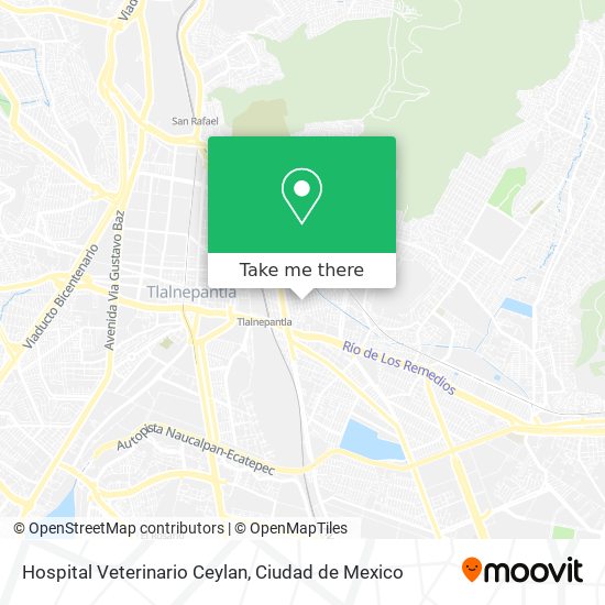 Hospital Veterinario Ceylan map