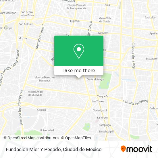 Fundacion Mier Y Pesado map