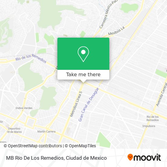 MB Río De Los Remedios map