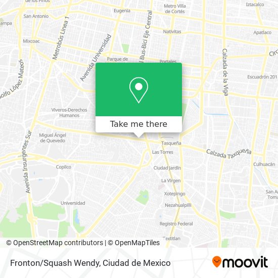 Mapa de Fronton/Squash Wendy