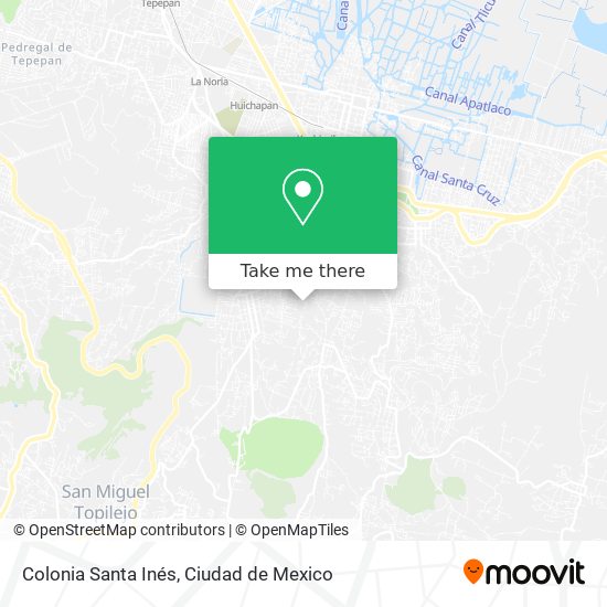 Mapa de Colonia Santa Inés