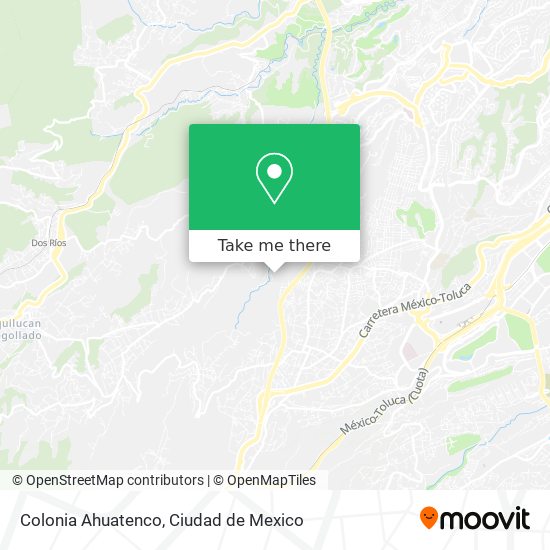 Colonia Ahuatenco map