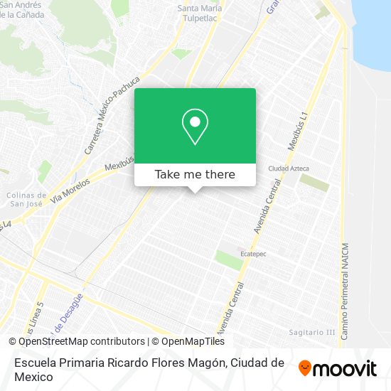 Escuela Primaria Ricardo Flores Magón map