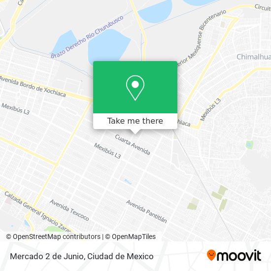 Mercado 2 de Junio map