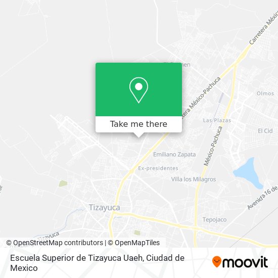 Escuela Superior de Tizayuca Uaeh map