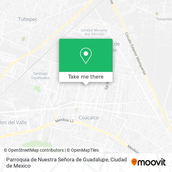 Parroquia de Nuestra Señora de Guadalupe map