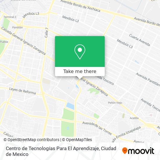 Centro de Tecnologías Para El Aprendizaje map