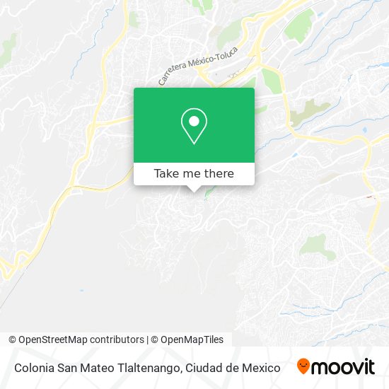 Mapa de Colonia San Mateo Tlaltenango