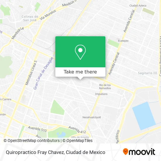 Quiropractico Fray Chavez map