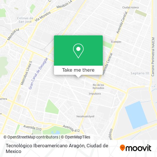 Tecnológico Iberoamericano Aragón map