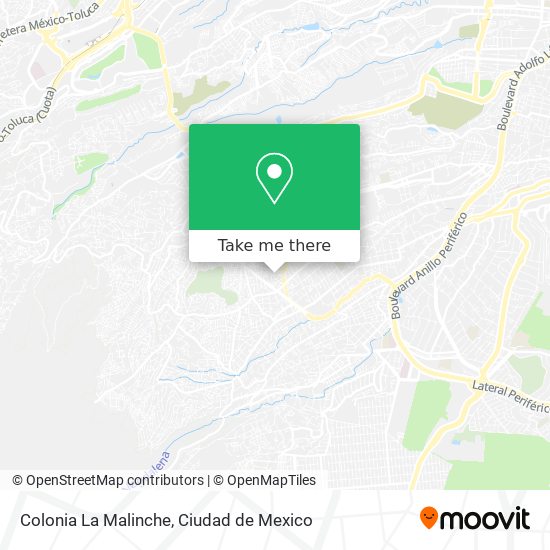 Colonia La Malinche map