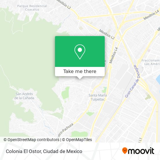 Colonia El Ostor map