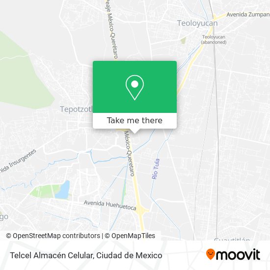 Telcel Almacén Celular map