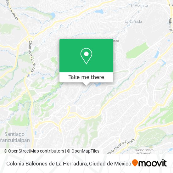 Colonia Balcones de La Herradura map