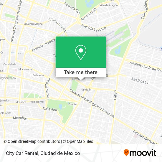 Mapa de City Car Rental