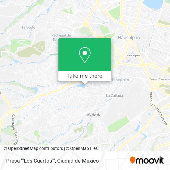 Presa ""Los Cuartos"" map