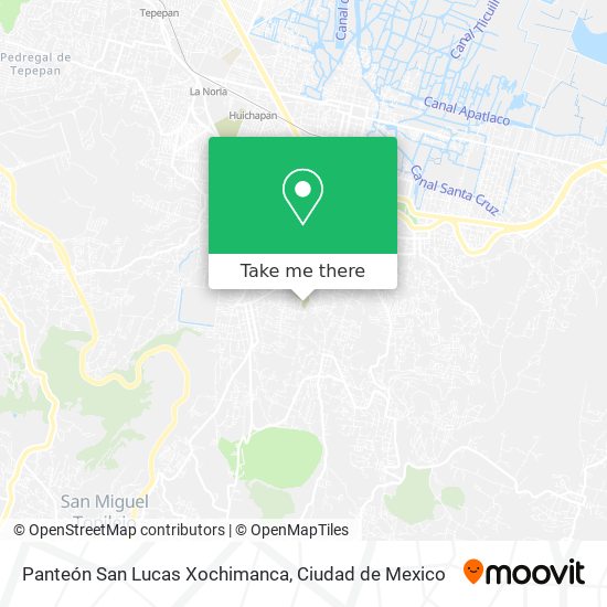 Mapa de Panteón San Lucas Xochimanca