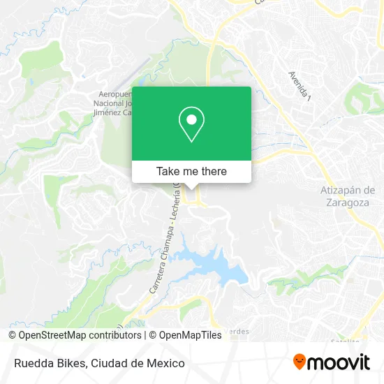 Ruedda Bikes map