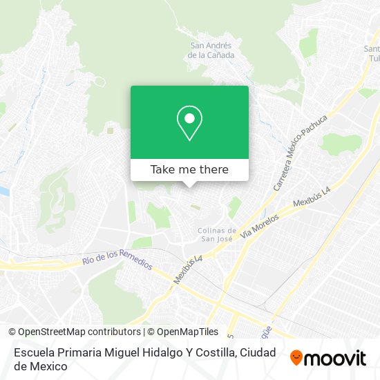 Mapa de Escuela Primaria Miguel Hidalgo Y Costilla