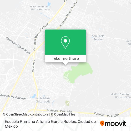 Escuela Primaria Alfonso García Robles map