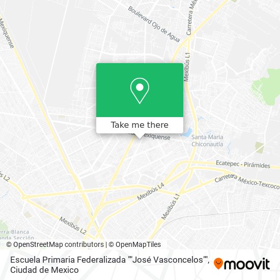 Escuela Primaria Federalizada ""José Vasconcelos"" map