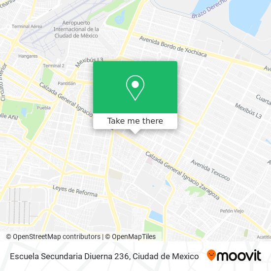 Mapa de Escuela Secundaria Diuerna 236