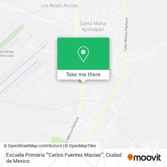Mapa de Escuela Primaria ""Carlos Fuentes Macías""