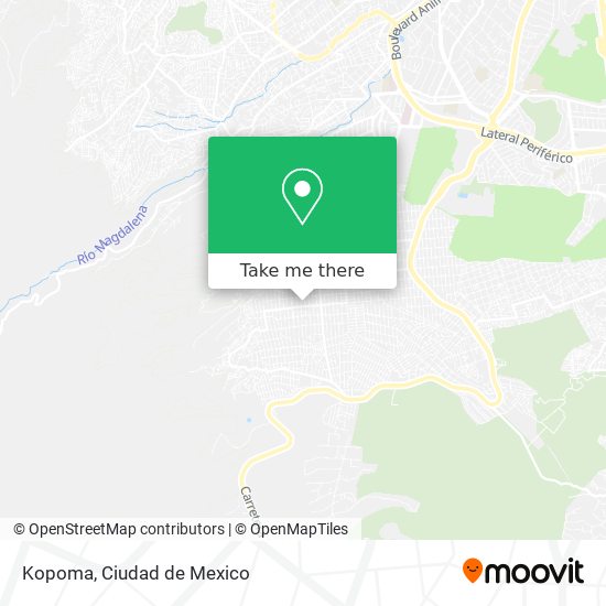 Mapa de Kopoma