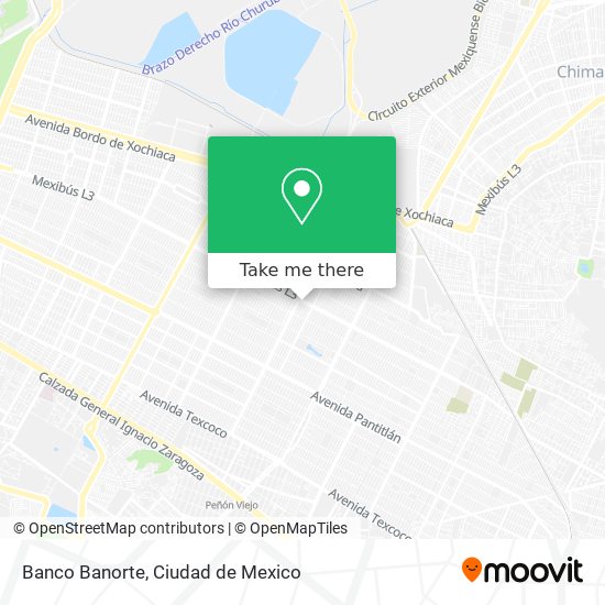 Mapa de Banco Banorte