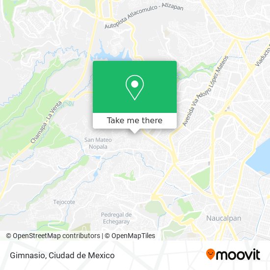 Gimnasio map