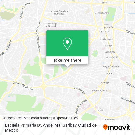 Escuela Primaria Dr. Ángel Ma. Garibay map