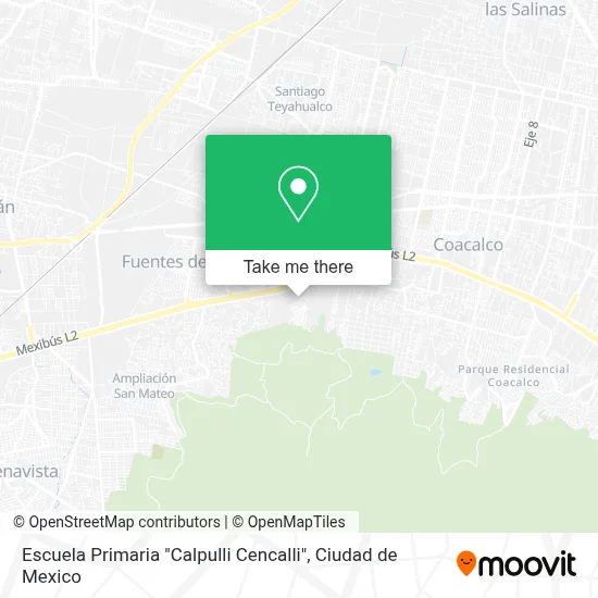 Escuela Primaria "Calpulli Cencalli" map