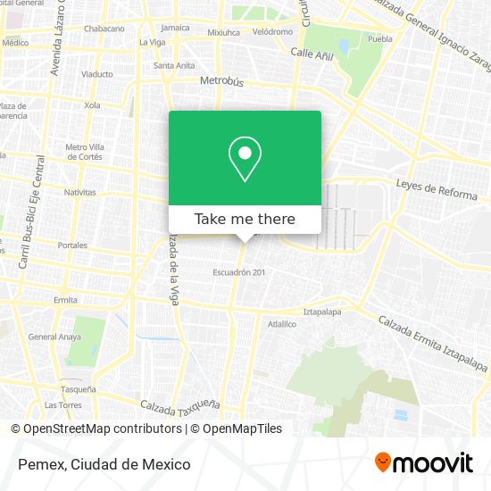 Mapa de Pemex