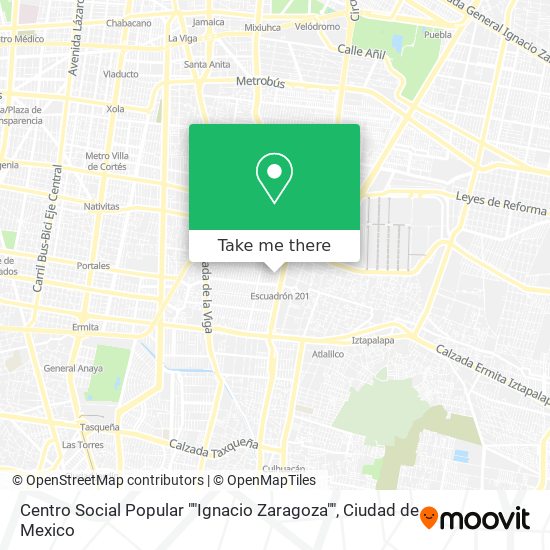 Centro Social Popular ""Ignacio Zaragoza"" map