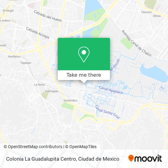 Colonia La Guadalupita Centro map