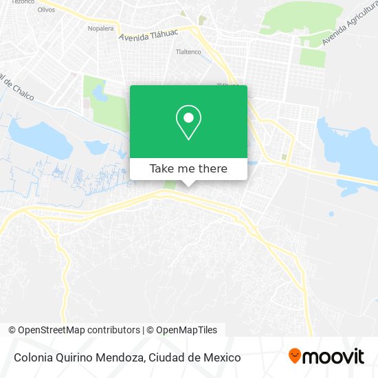 Colonia Quirino Mendoza map
