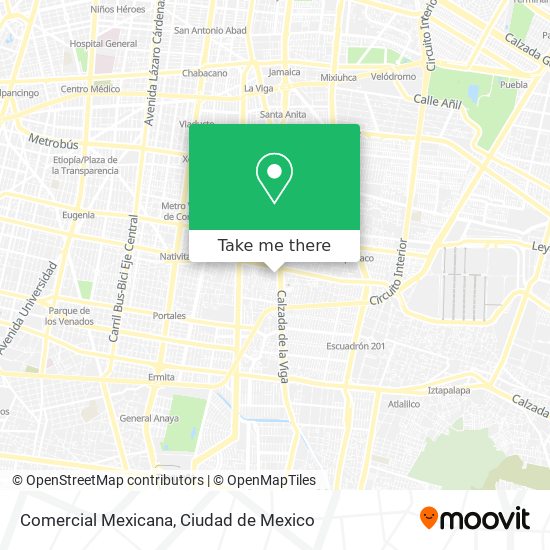 Comercial Mexicana map