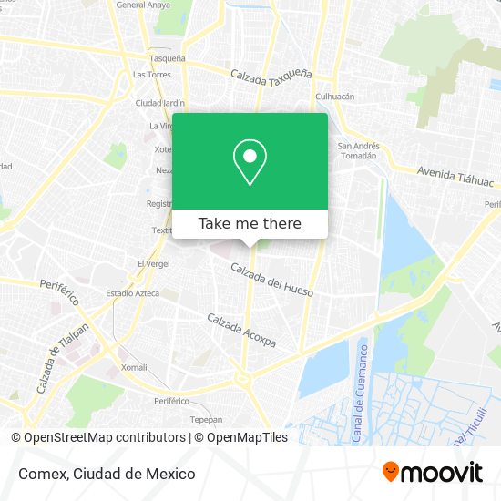 Mapa de Comex
