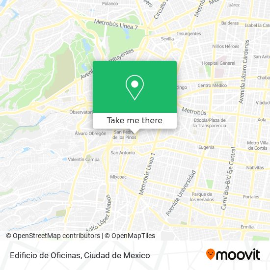 Edificio de Oficinas map