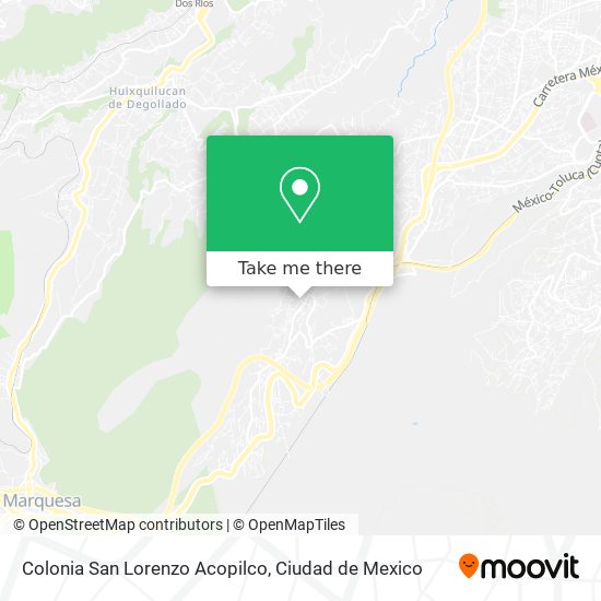 Mapa de Colonia San Lorenzo Acopilco